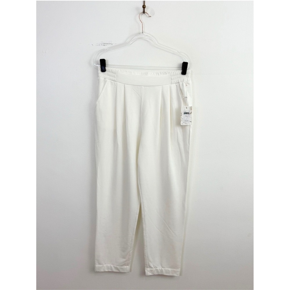 Splendid x Cella Jane Blog White Jogger Pants XL NWT Pull On Lounge